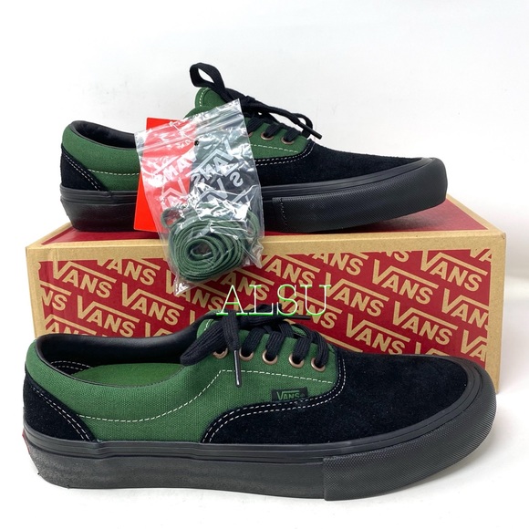 🎄 Christmas Special 🎄 VANS Era Pro Black Green Alpine Men’s Sneakers Size 11.5 - Picture 2 of 9